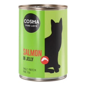12x400g Zalm in Gelei Cosma Original Kattenvoer