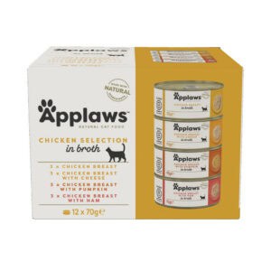12x70g Adult Kip selectie Applaws Kattenvoer