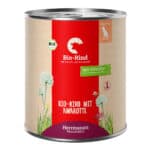 12x800g Herrmann’s Menu Bio rund met bio wortelen en bio amarant