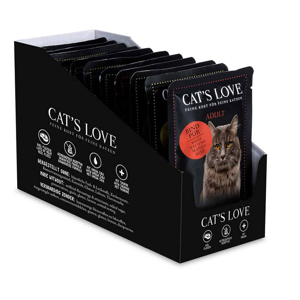 12x85g Cat’s Love Mixpack Kattenvoer Nat