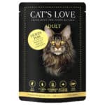 12x85g Cat’s Love Puur Kip Nat Kattenvoer