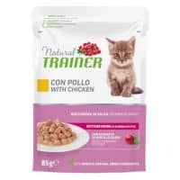 12x85g Kip Kitten & Young Natural Trainer natvoer voor kittens