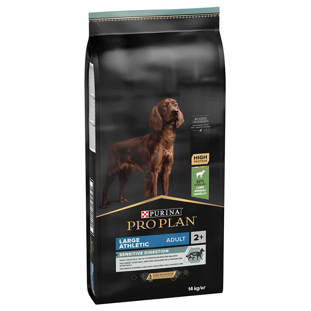 14kg Large Athletic Adult Optidigest Lam & Rijst Pro Plan Hondenvoer