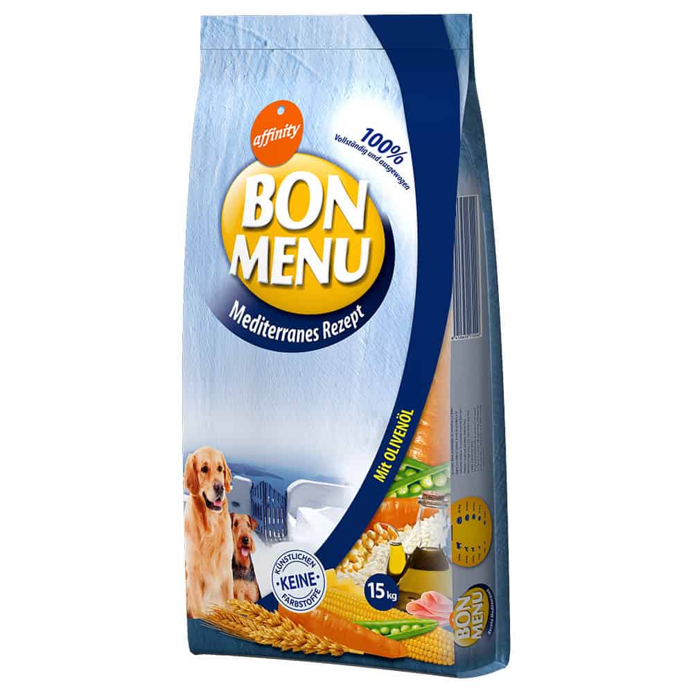 15kg Bon Menu Dog Adult Mediterranean Recept droog hondenvoer