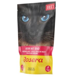 16x70g Kip met Rund Josera Filet Kattenvoer nat