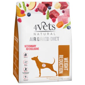 4Vets Natural Canine Weight Reduction Hondenvoer Droog – 2 x 1 kg