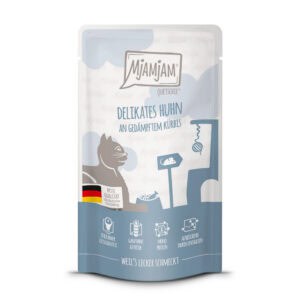 24x125g MjAMjAM Quetschie Kip nat kattenvoer