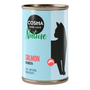 24x140g Zalm Cosma Nature Kattenvoer nat
