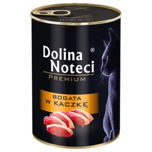 24 x 400 g Dolina Noteci Premium Rijk aan Eend Nat Kattenvoer