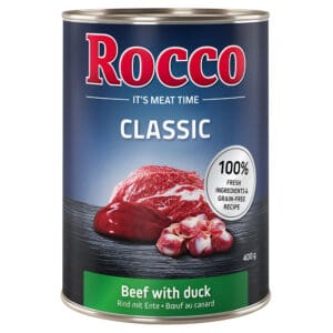 24x400g Rund met Eend Rocco Classic Hondenvoer
