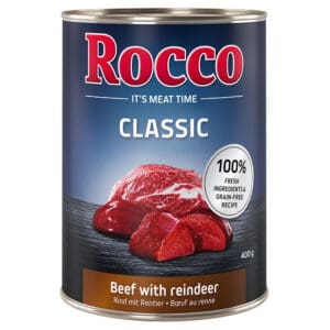 24x400g Rund met Rendier Rocco Classic Hondenvoer