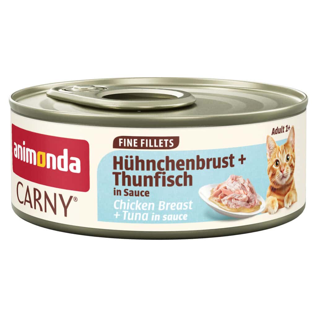 24x60g Animonda Carny Adult in saus kipfilet & tonijn voordeelpak nat kattenvoer