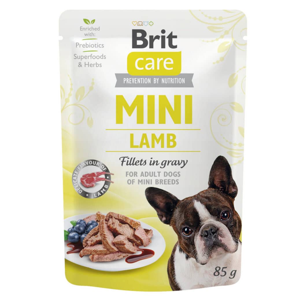 24x85g Brit Care Mini in saus natvoer voor honden