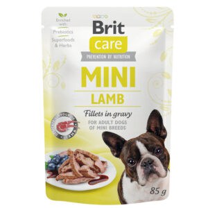 24x85g Brit Care Mini in saus natvoer voor honden