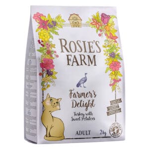 2kg Rosie's Farm Adult Kalkoen met Zoete Aardappel Kattenvoer droog
