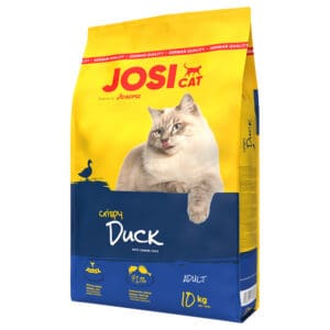 2x10kg Josera JosiCat Crispy Duck droogvoer voor katten