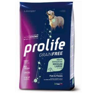 2x10kg Vis & Aardappelen Medium/Large Graanvrij Gevoelig Profiel
