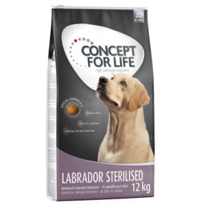 2x12kg Labrador Sterilised Concept for Life Hondenvoer