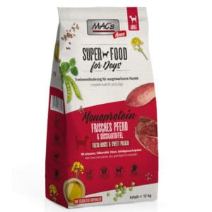 2 x 12kg Mono Paard MAC's Droog hondenvoer