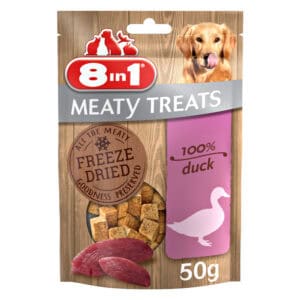 8in1 Meaty Treats eendenborst Hondensnacks – 50 g