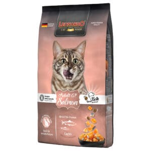 2x7,5kg Adult Zalm Graanvrij Leonardo Katten droogvoer