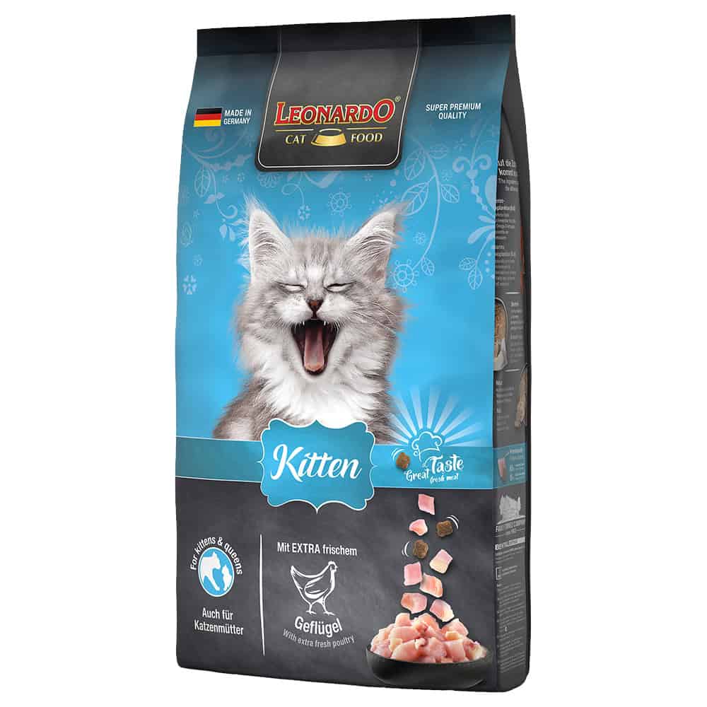 2×7,5kg Kitten Leonardo Katten droogvoer