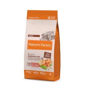 2x7kg Nature's variety selected Noorse zalm droog kattenvoer