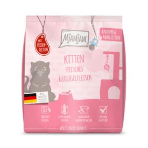 300 g MjAMjAM Knapperige Maaltijden Kitten Gevogelte Kattenvoer droog