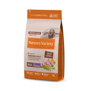 3kg Nature's Variety Healthy Grains Medium/Maxi Adult Kalkoen Hondenvoer droog