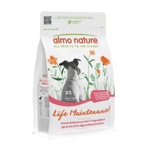 3x2kg Almo Nature Adult Zalm & Rijst Small Hondenvoer