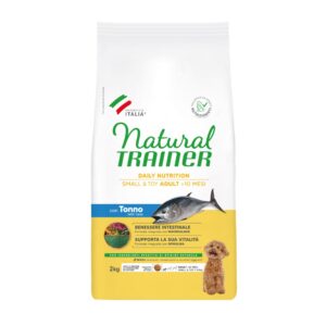Natural trainer met Tonijn & Rijst Adult Small & Toy Natuurlijke Trainer Croquetten voor honden – 2 kg