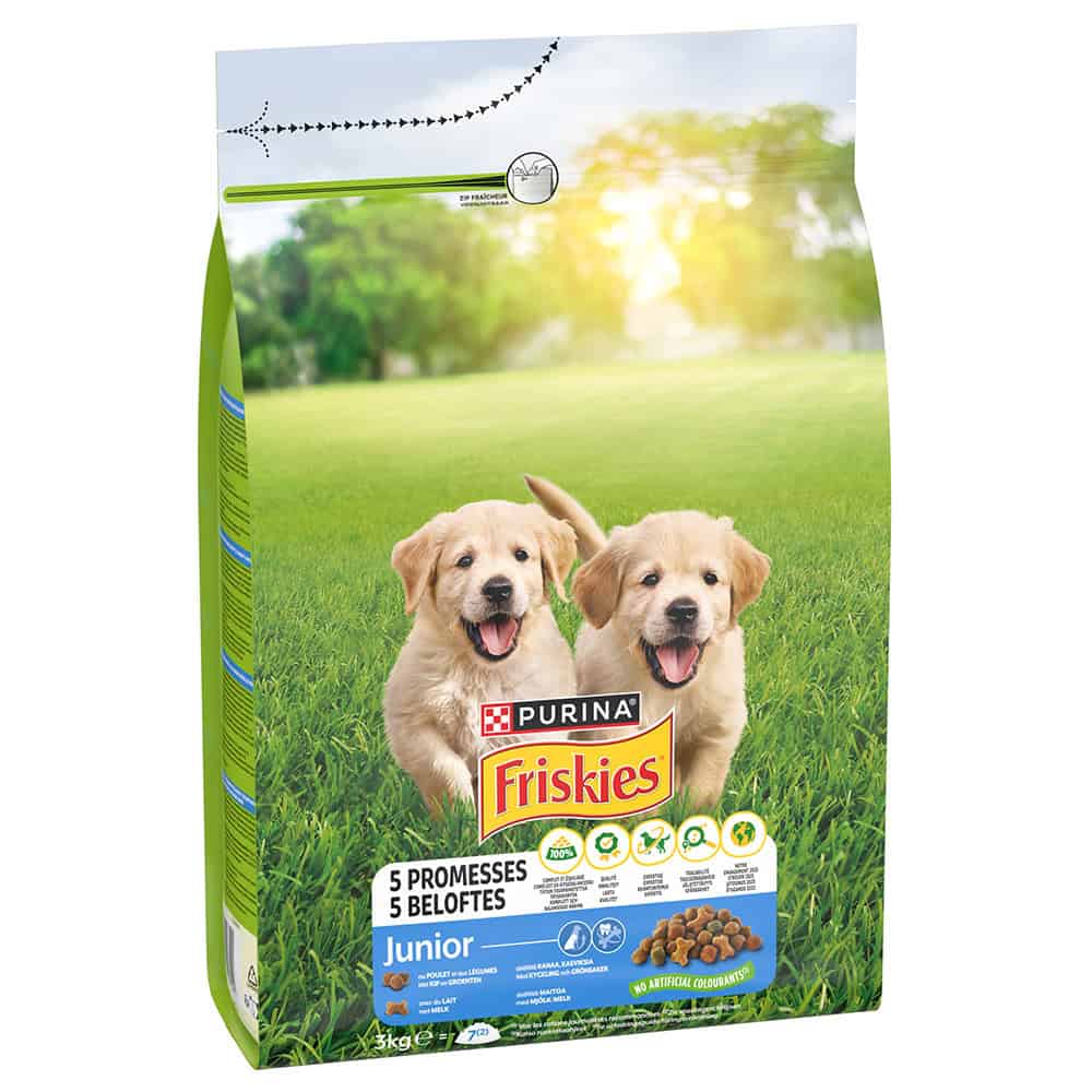 3×3 kg VitaFit Junior met Kip & Groente Friskies Hondenvoer