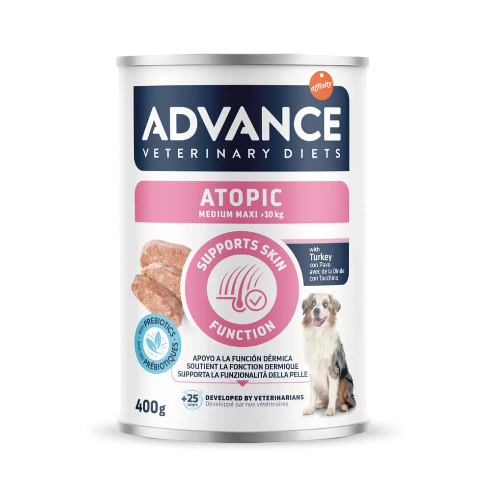 Affinity Advance Veterinary Diets Advance Dierendieet Atopisch Medium/Maxi natvoer voor honden – 6 x 400 g