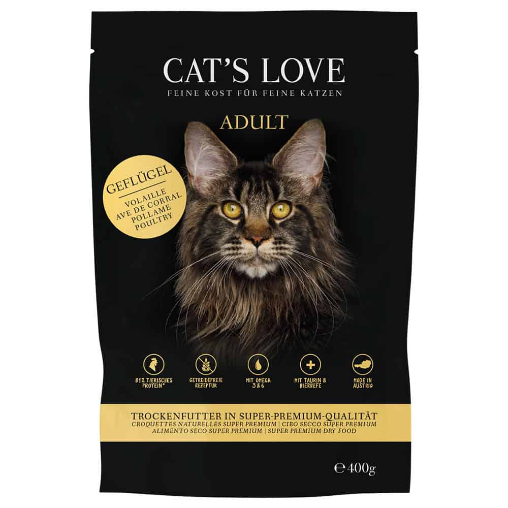 400g Cat’s Love Adult Gevogelte Kattenvoer droog