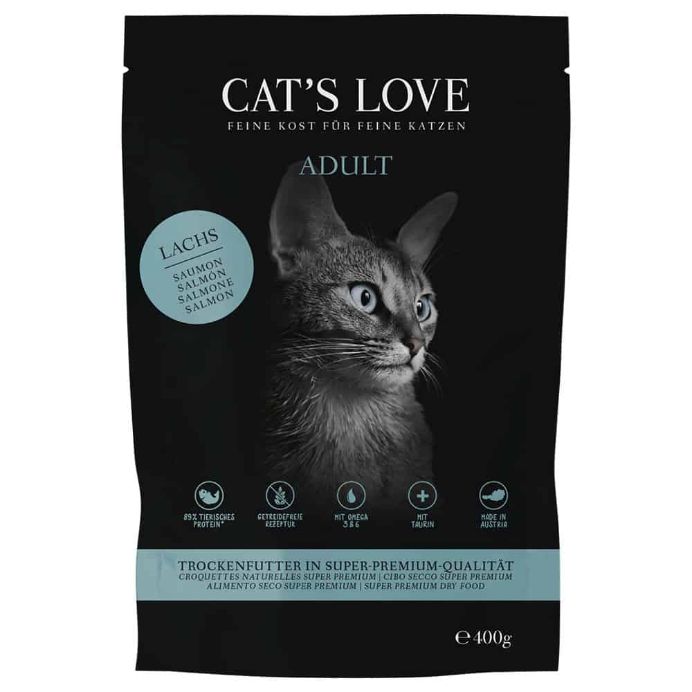 400g Cat’s Love Adult Zalm Kattenvoer droog