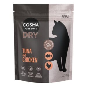 400 g Cosma Droogvoer Tonijn & Kip voor Katten