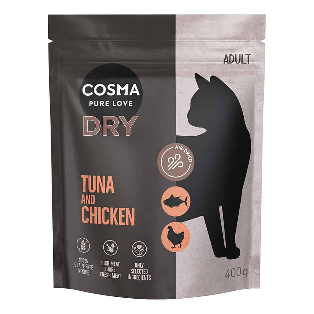Cosma Droogvoer Tonijn & Kip voor Katten – 400 g