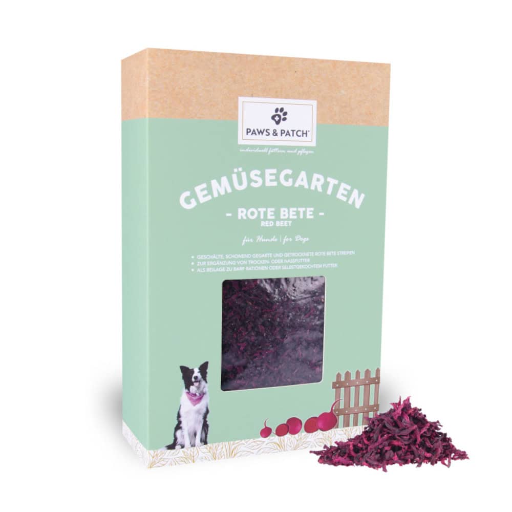 400g PAWS & PATCH Groentetuinbietenreepjes aanvullend diervoeder voor honden