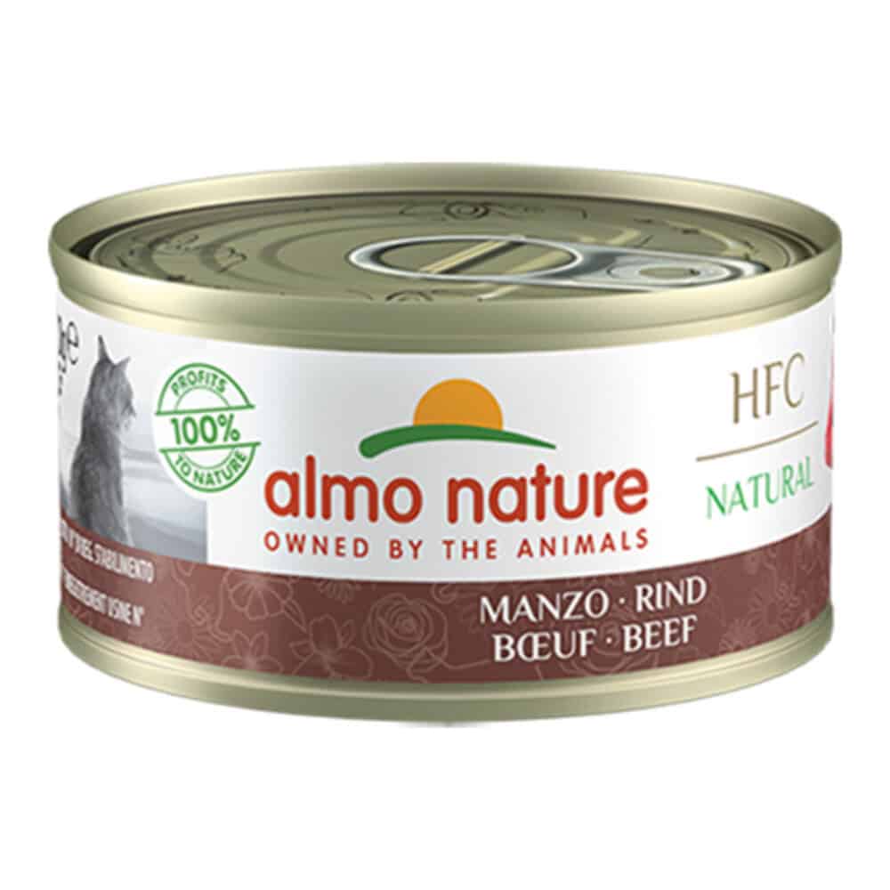 48x Almo Nature HFC Natural Kattenvoer Nat Rund 70 gr