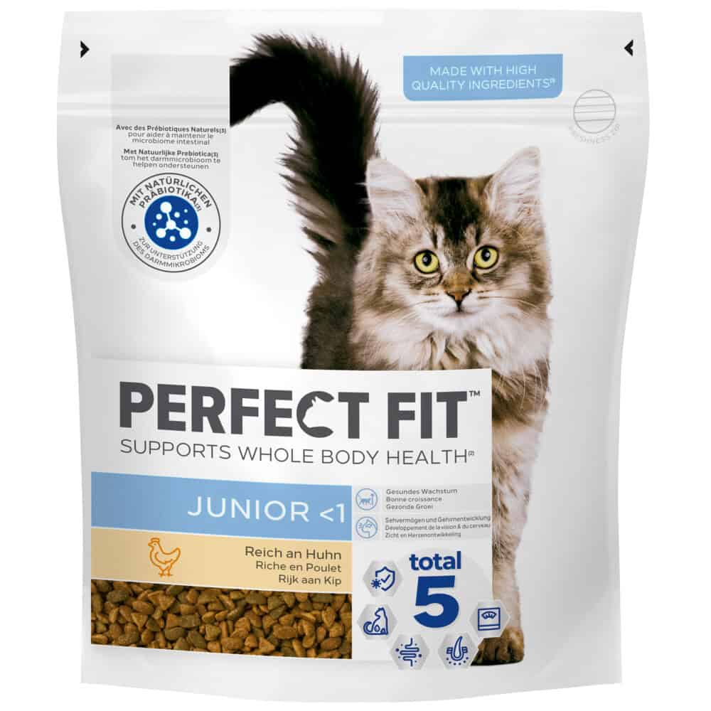 4x Perfect Fit Droogvoer Junior Kip 750 gr