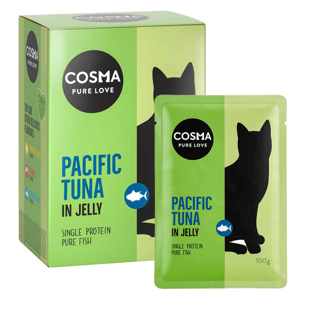 Cosma Original Vershoudzakjes Pacifische tonijn Kattenvoer – 6 x 100 g