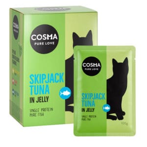 6x100g Vershoudzakjes Skipjack Tonijn Cosma Kattenvoer