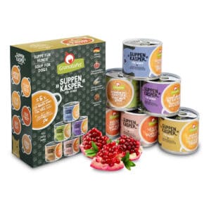 6x140g Granatapet Soup Paws Smaakpakket Hondenvoer Nat