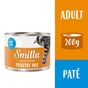 6x200g Gevogeltepannetje Mals Gevogelte met Vis Smilla Kattenvoer