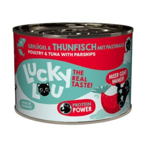 6x200g Lucky Lou Adult Gevogelte & Tonijn nat kattenvoer