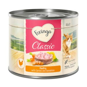 6x200g Menu Duo-soorten Gevogelte Feringa Kattenvoer