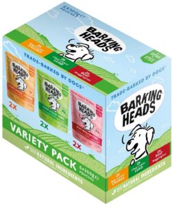 6x300g Barking Heads Variety Pack nat hondenvoer