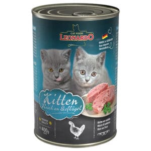 6x400g All Meat Kitten Leonardo Kattenvoer