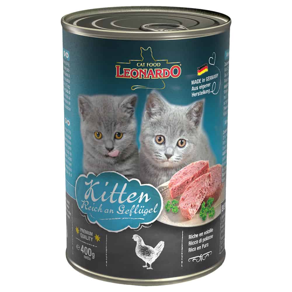 6x400g All Meat Kitten Leonardo Kattenvoer