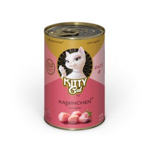 6x400g Kitty Cat Adult Pate konijn natvoer voor katten